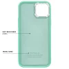 Ambi Case - Apple iPhone 13 Pro (6.1) zöld szilikon tok