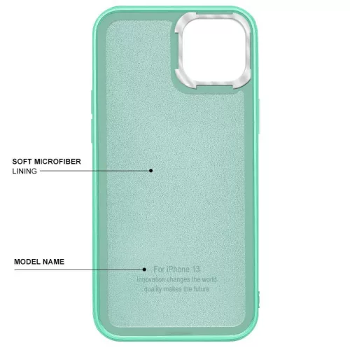 Ambi Case - Apple iPhone 13 Pro (6.1) zöld szilikon tok