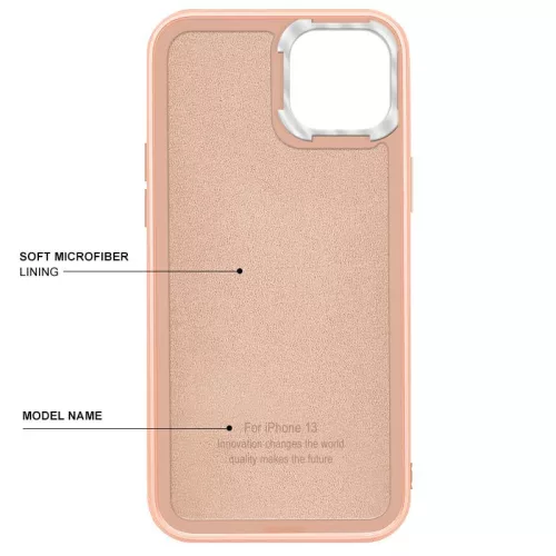Ambi Case - Apple iPhone 13 Pro (6.1) pink szilikon tok