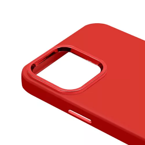 Ambi Case - Apple iPhone 14 Pro Max (6.7) piros szilikon tok