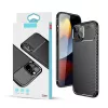 Carbon Armor Apple iPhone 13 Pro Max (6.7) vékony szilikon tok fekete