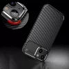 Carbon Armor Apple iPhone 13 Pro Max (6.7) vékony szilikon tok fekete