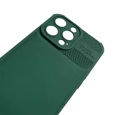   Cross Case - Xiaomi Redmi Note 12C zöld kameravédős szilikon tok