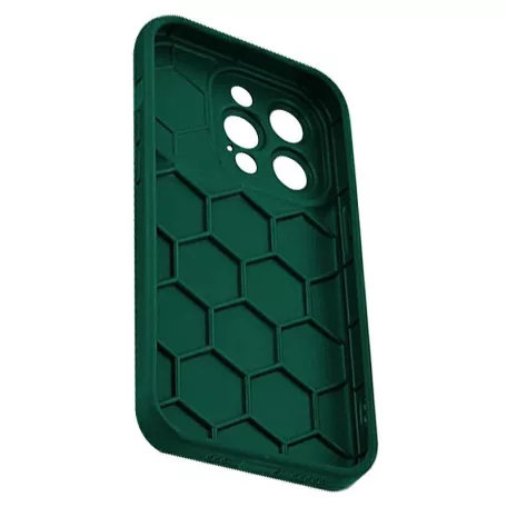 Cross Case - Xiaomi Redmi Note 12 4G zöld kameravédős szilikon tok