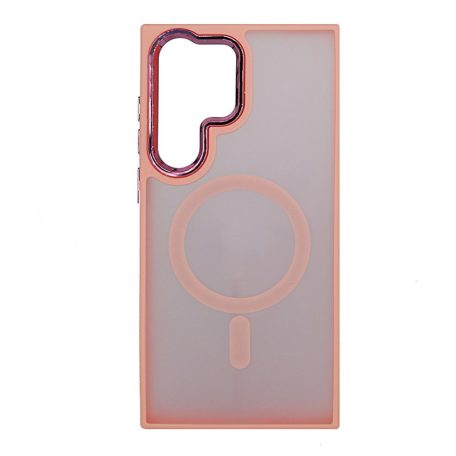Magsafe Apple iPhone 11 (6.1) 2019 TPU/PC tok (vezetéknélküli töltéshez) pink