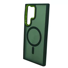   Magsafe Apple iPhone 14 Pro (6.1) 2019 TPU/PC tok (vezetéknélküli töltéshez) zöld