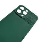 Cross Case - Xiaomi Redmi Note 12S zöld kameravédős szilikon tok