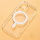 Anti - Shock MagSafe Apple iPhone 15 Pro Max (6.7) ütésálló, átlátszó szilikon tok csomagolásban