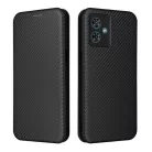 Enviro Fiber Samsung S711 Galaxy S23 FE (2023) oldalra nyíló mágneses könyv tok szilikon belsővel fekete