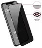 Privacy Anti-Static Apple iPhone 15 Pro (6.1) kijelzővédő üvegfólia betekintés elleni védelemmel (9H)