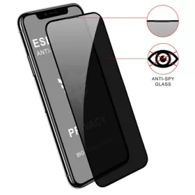   Privacy Anti-Static Apple iPhone 7 / 8 / SE2 kijelzővédő üvegfólia betekintés elleni védelemmel (9H)