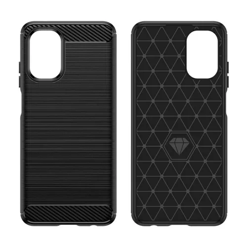 Carbon Pro Xiaomi Redmi Note 13 Pro Plus 5G ütésálló TPU vékony szilikon tok fekete