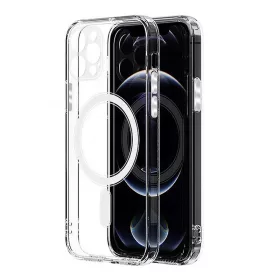   Magsafe Samsung S928 Galaxy S24 Ultra (2024) tok (vezetéknélküli töltéshez) átlátszó