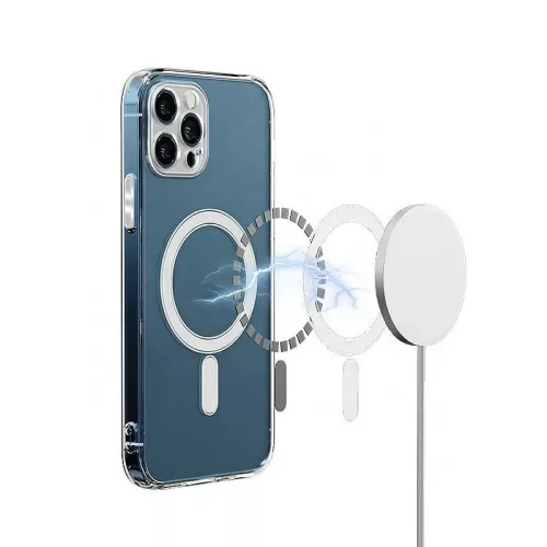 Magsafe Samsung S928 Galaxy S24 Ultra (2024) tok (vezetéknélküli töltéshez) átlátszó