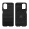 Carbon Pro Samsung A556 Galaxy A55 5G ütésálló TPU vékony szilikon tok fekete