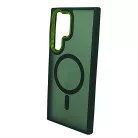 Magsafe Apple iPhone 16 (6.1) TPU/PC tok (vezetéknélküli töltéshez) zöld