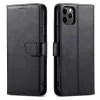 Marva Wallet Samsung A276 Galaxy A27 5G oldalra nyíló ökobőr könyvtok szilikon belsővel fekete