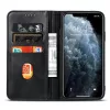 Marva Wallet Samsung A276 Galaxy A27 5G oldalra nyíló ökobőr könyvtok szilikon belsővel fekete