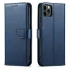 Marva Wallet Samsung A276 Galaxy A27 5G oldalra nyíló ökobőr könyvtok szilikon belsővel kék
