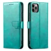 Marva Wallet Samsung A276 Galaxy A27 5G oldalra nyíló ökobőr könyvtok szilikon belsővel zöld