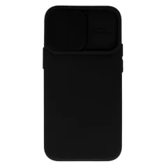   Camshield Soft - Samsung S936 Galaxy S25 Plus por- és kameravédős szilikon tok fekete
