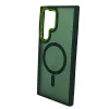 Magsafe Samsung Galaxy S25 Ultra TPU/PC tok (vezetéknélküli töltéshez) zöld