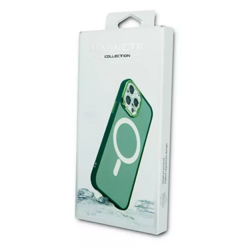Magsafe Samsung Galaxy S25 Ultra TPU/PC tok (vezetéknélküli töltéshez) zöld