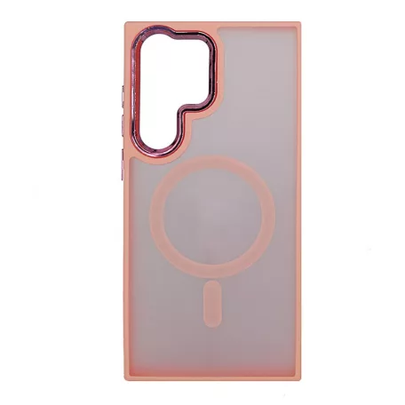 Magsafe Apple iPhone 17 (6.3) TPU/PC tok (vezetéknélküli töltéshez) pink