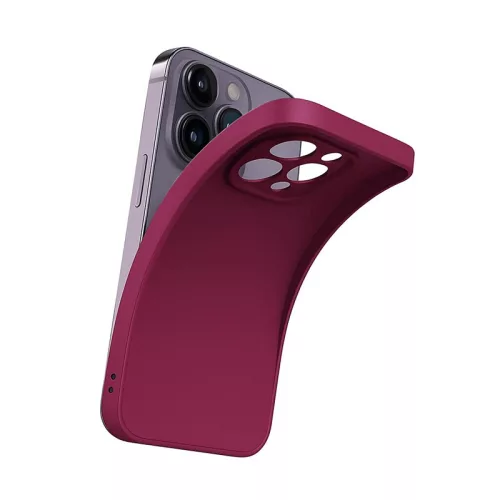 Tint Case - Samsung Galaxy A57 5G sötétpink szilikon tok