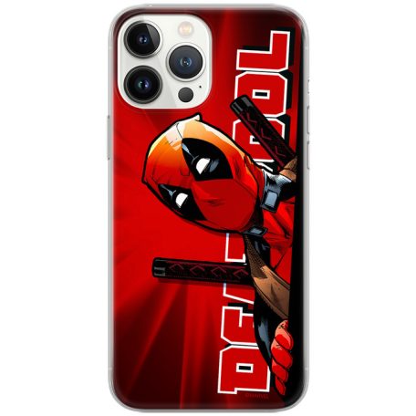 Marvel szilikon tok - Deadpool 002 Apple iPhone 14 Pro Max (6.7) piros (MPCDPOOL970)