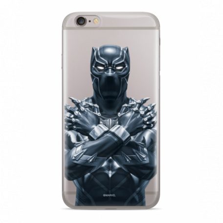 Marvel szilikon tok  - Fekete Párduc 012 Apple iPhone 14 (6.1) átlátszó (MPCBPANT3649)