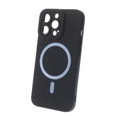   Magsafe Samsung S721 Galaxy S24 FE mágneses kameravédős TPU tok fekete