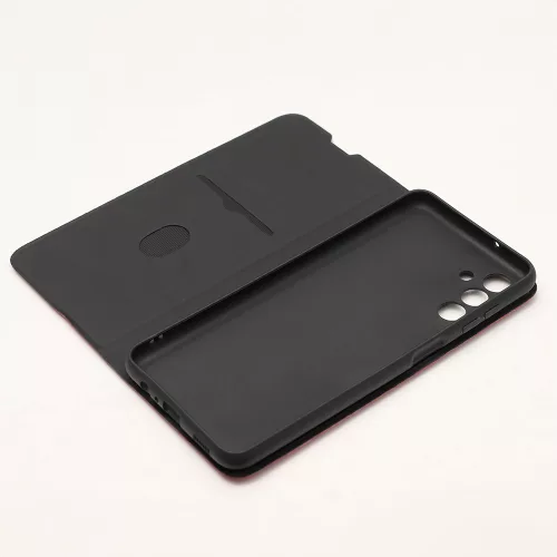 Smart Soft Xiaomi Redmi 14C 4G/ 14C 5G / Redmi A4 / POCO C75 oldalra nyíló mágneses könyvtok burgundi