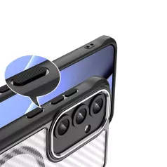   Defender Carbon Mag Samsung S931 Galaxy S25 mágneses tok fekete