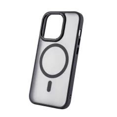   Frozen Mag Magsafe Samsung S938 Galaxy S25 Ultra ütésálló TPU tok fekete