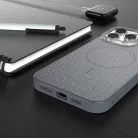 Glitter Thin Mag Apple iPhone 15 Pro (6.1) Magsafe TPU tok fekete