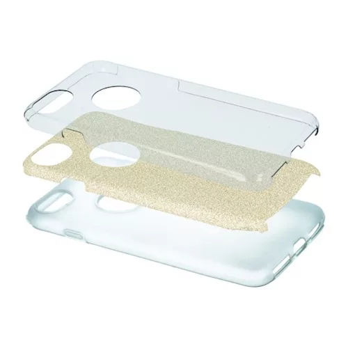 Glitter (3in1) - Xiaomi Redmi 14C 4G / Redmi 14C 5G / Redmi A4 / Poco C75 arany szilikon tok