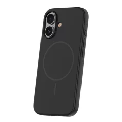   Silicon Thin Mag Apple iPhone 16e / 17e (6.1) Magsafe TPU tok fekete