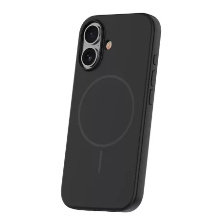 Silicon Thin Mag Apple iPhone 16e / 17e (6.1) Magsafe TPU tok fekete