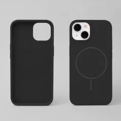   Silicon Thin Mag Apple iPhone 16e / 17e (6.1) Magsafe TPU tok fekete