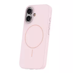   Silicon Thin Mag Apple iPhone 16e / 17e (6.1) Magsafe TPU tok pink