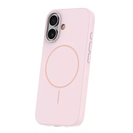 Silicon Thin Mag Apple iPhone 16e / 17e (6.1) Magsafe TPU tok pink