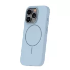 Silicon Thin Mag Apple iPhone 16e / 17e (6.1) Magsafe TPU tok világoskék