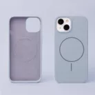 Silicon Thin Mag Apple iPhone 16e / 17e (6.1) Magsafe TPU tok világoskék