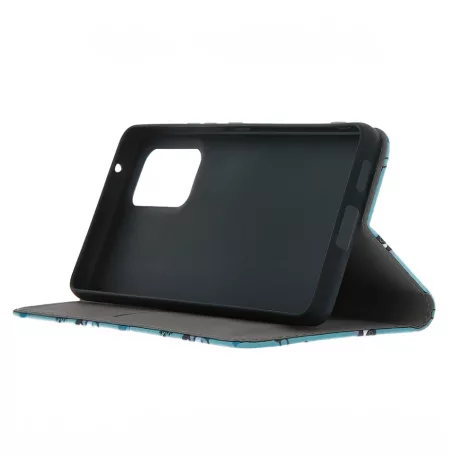 Smart Trendy - Samsung A405 Galaxy A40 (2019) oldalra nyíló mágneses könyv tok szilikon belsővel (Winter Birds)