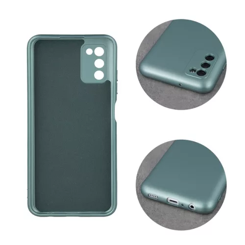 Metallic Case Samsung A356 Galaxy A35 5G zöld TPU tok