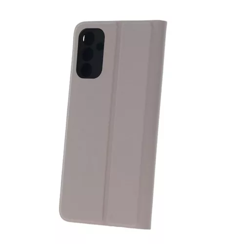 Smart Soft Samsung A057 Galaxy A05S oldalra nyíló mágneses könyv tok szilikon belsővel pinksand