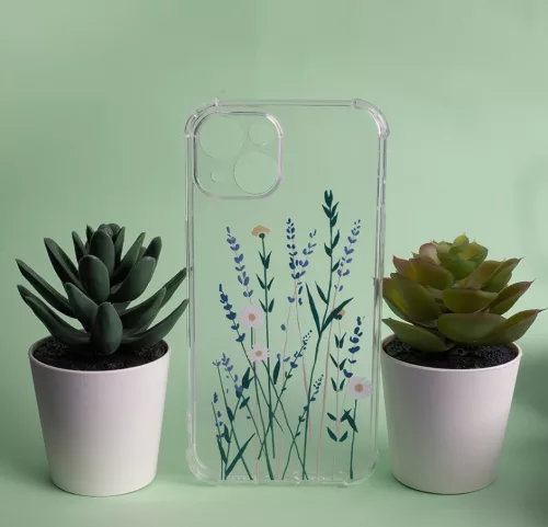 Ultra Trendy - Samsung A057 Galaxy A05S virágmintás ütésálló szilikon tok (Meadow3)