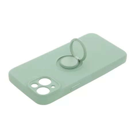Finger Grip Apple iPhone 15 (6.1) ujjgyűrűs menta TPU tok