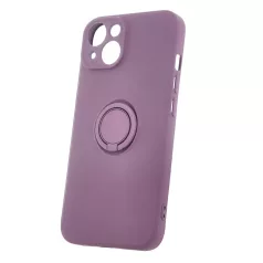 Finger Grip Apple iPhone 15 (6.1) ujjgyűrűs lila TPU tok